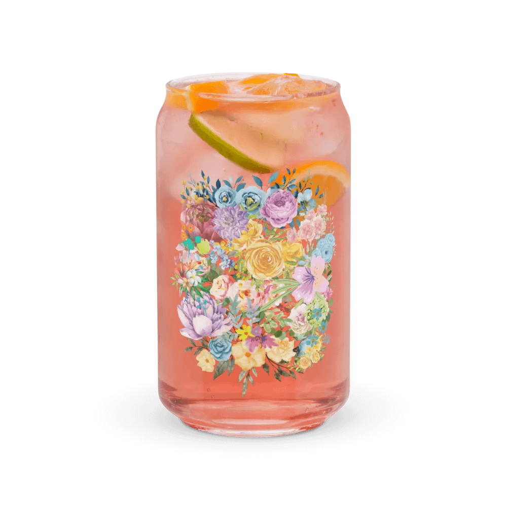 Floral Fusion Can-Shaped Glass product image (7)