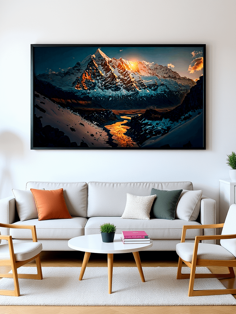 Himalayas Wall Art Framed High-Quality Matte Poster (in) product image (1)