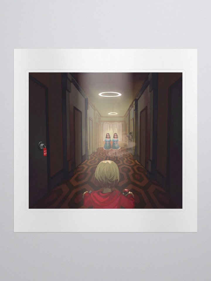 Haunted Hallway Sticker product image (1)