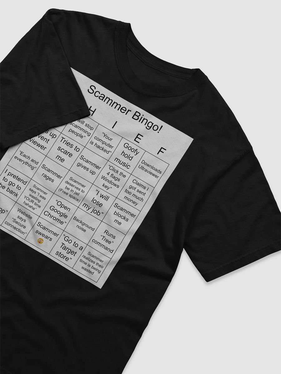 Scammer Bingo! -Premium Heavyweight Tee product image (3)