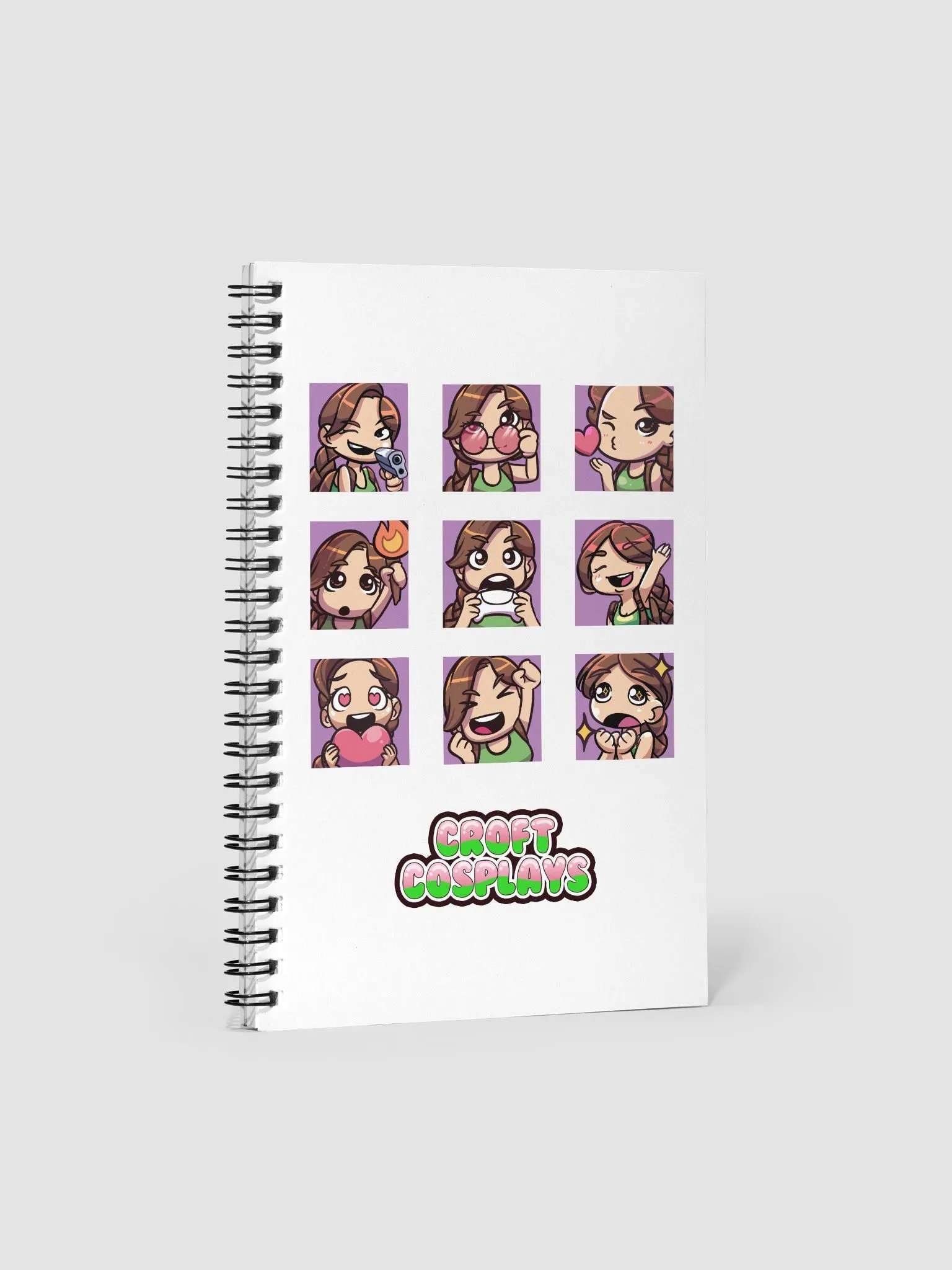 CroftCosplays Notebook product image (1)