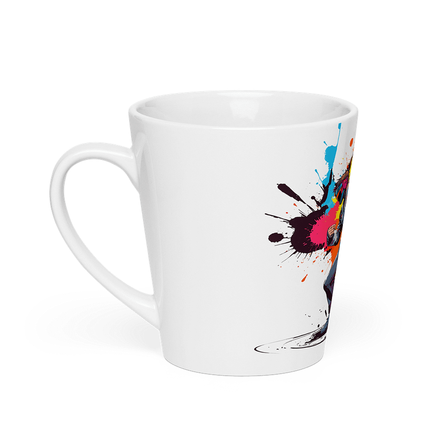 Latte Mug ( D_0144_Color Kick Taekwondo Boy of the Streets ) product image (1)