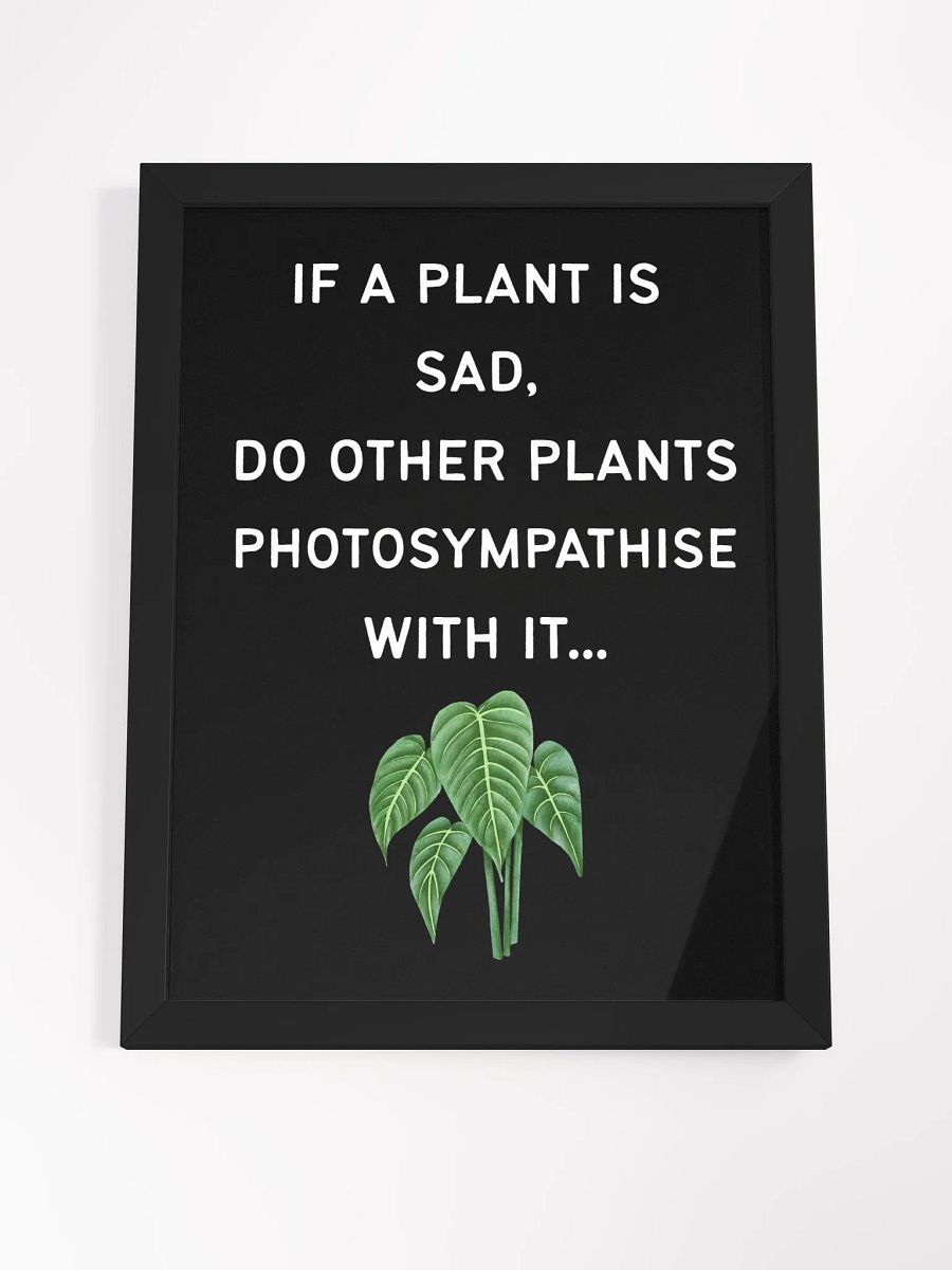 Photosympathetic Plant Humor Poster! product image (4)