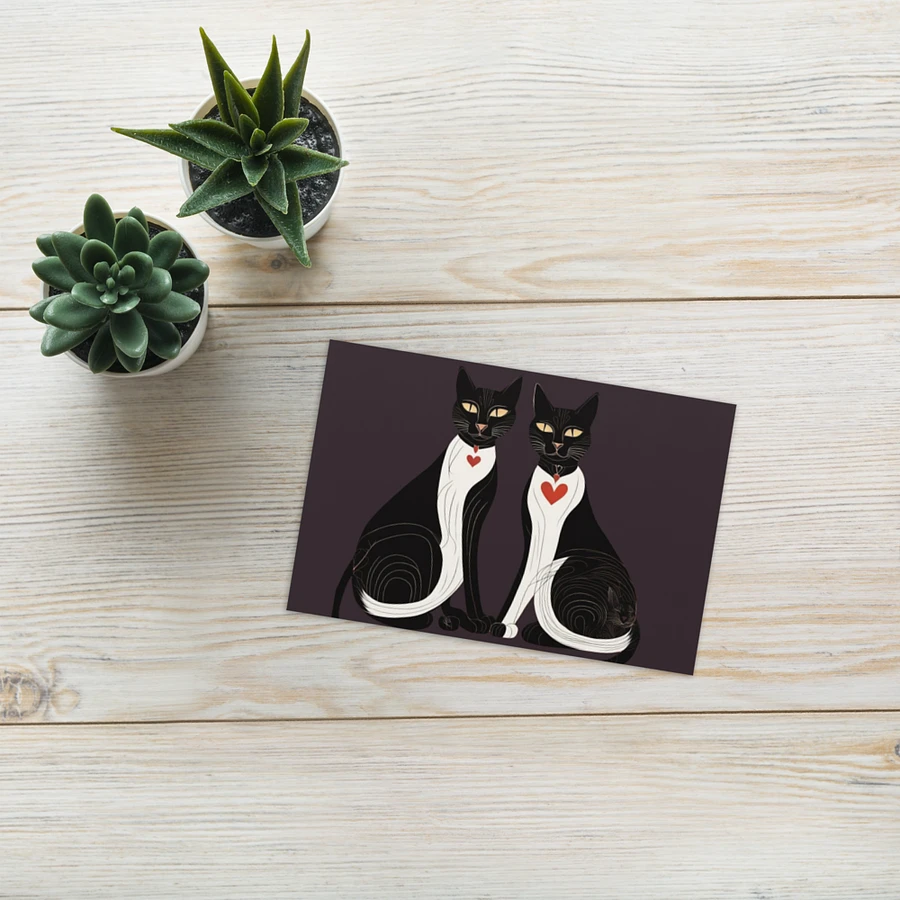 BLACK & WHITE TUXEDO LOVE CATS product image (10)