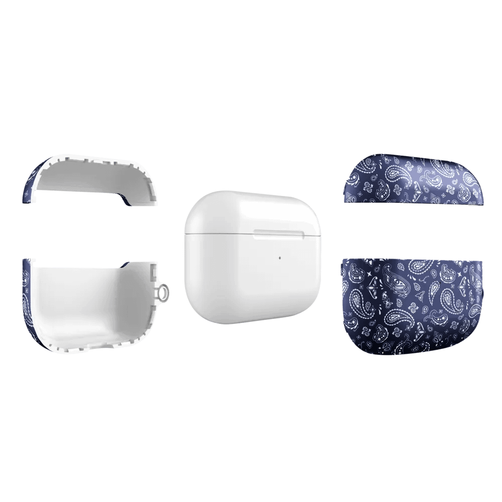 Indigo Bandana AirPods Case product image (45)