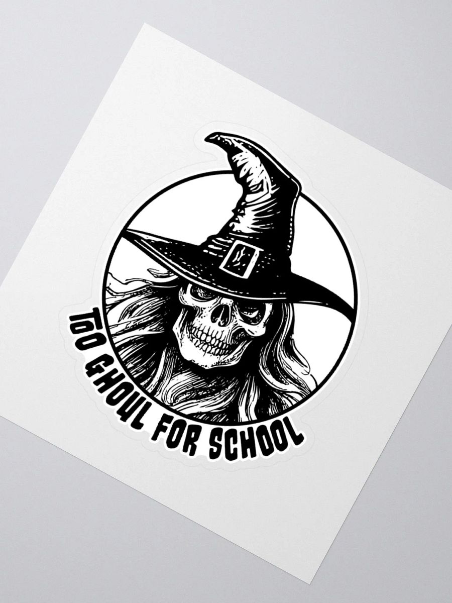 Too Ghoul for School Retro Horror Sticker product image (4)