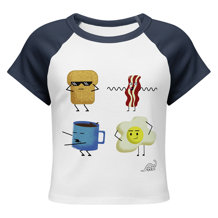 Toast Raglan Baby Tee product image (7)