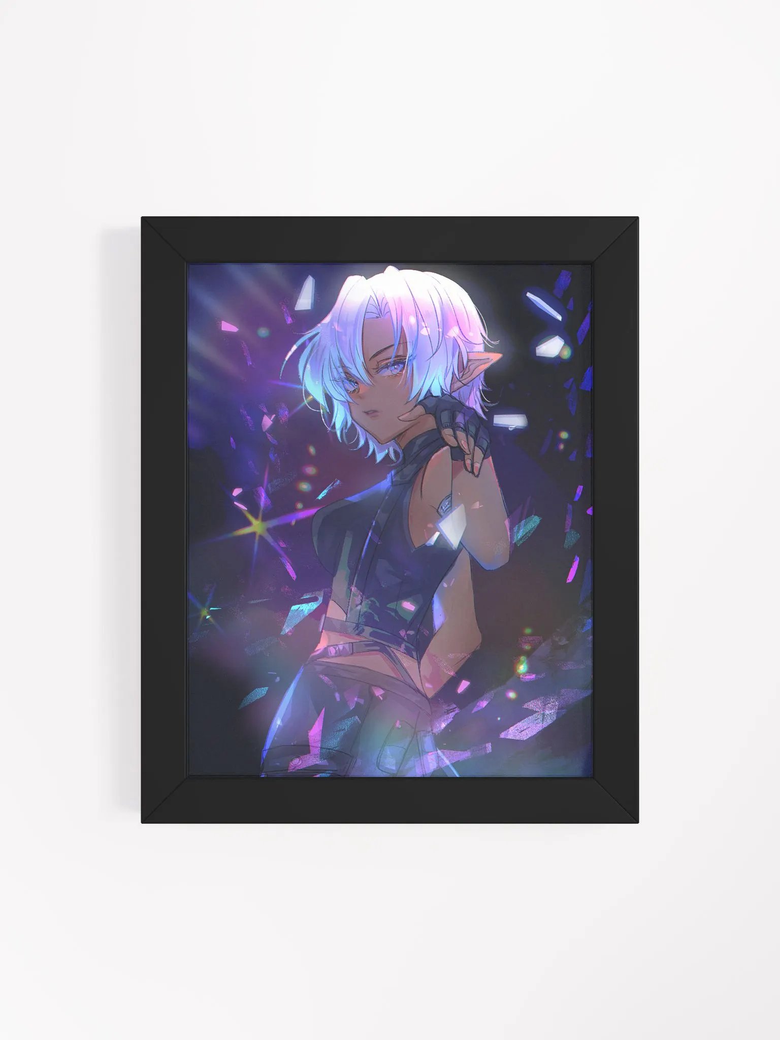 Aaiza K-pop Illustration Framed Matte Poster product image (4)