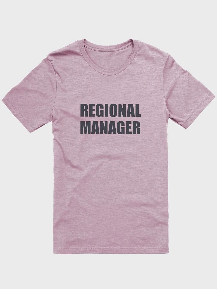 Regional Manager - Unisex T-shirt Bella Canvas 3001 product image (5)