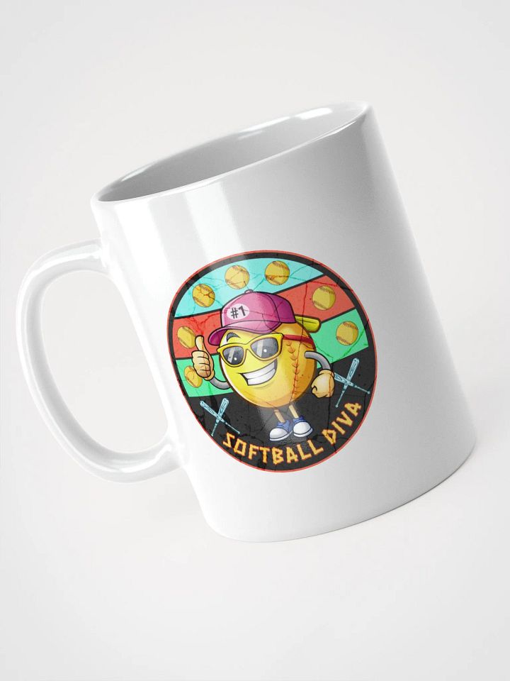 Softball Diva Thumbs-Up Mug product image (2)