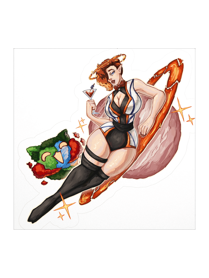 Bartender's Pinup Sticker product image (1)