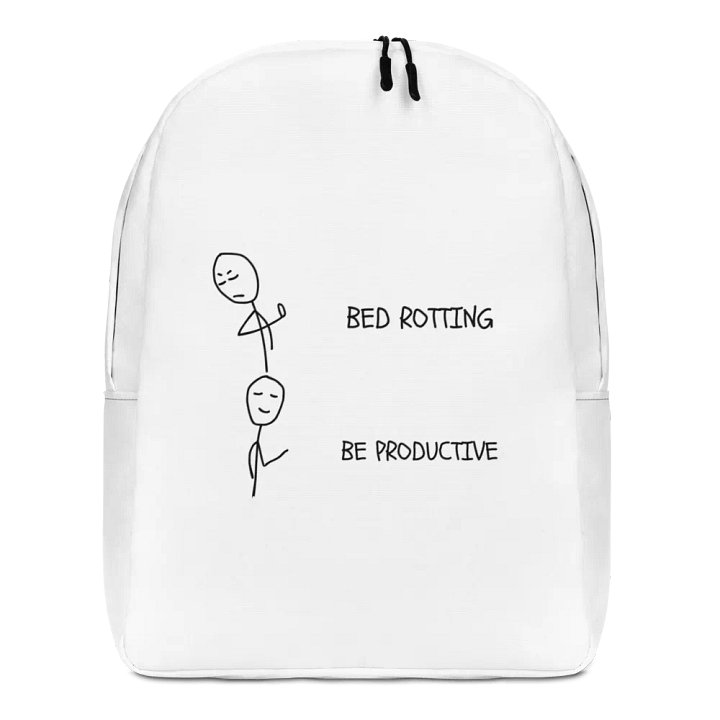 Bed Rotten vs Be Productive Backpack product image (1)
