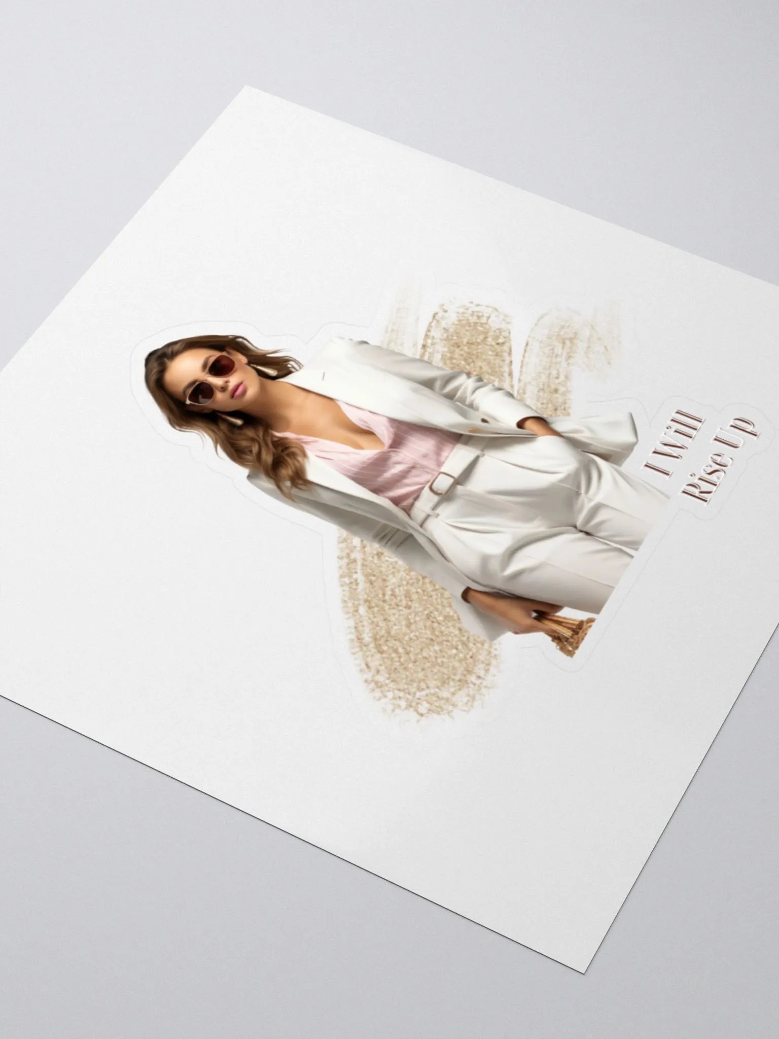 Inspirational sticker, I Will Rise Up product image (5)