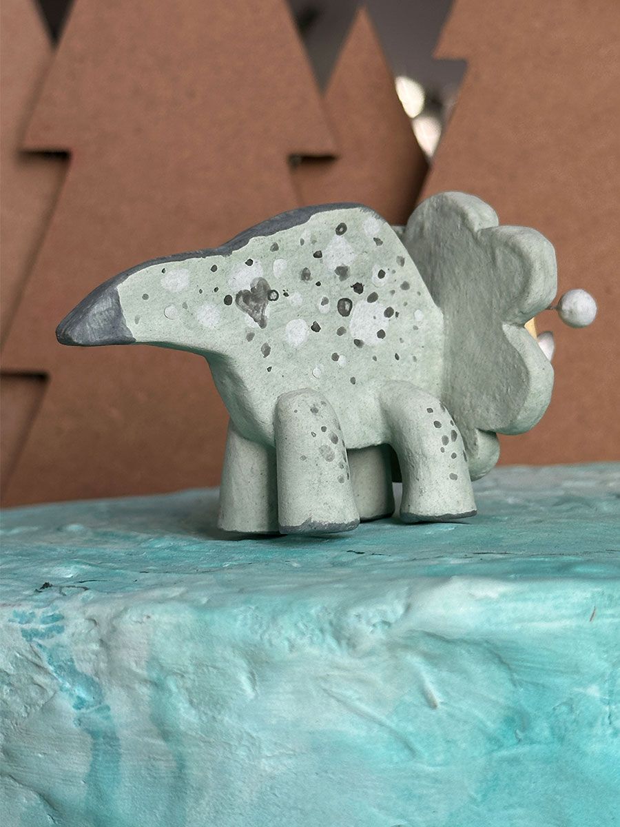 Spring Burst Ceratopsid Ceramic Spill product image (3)