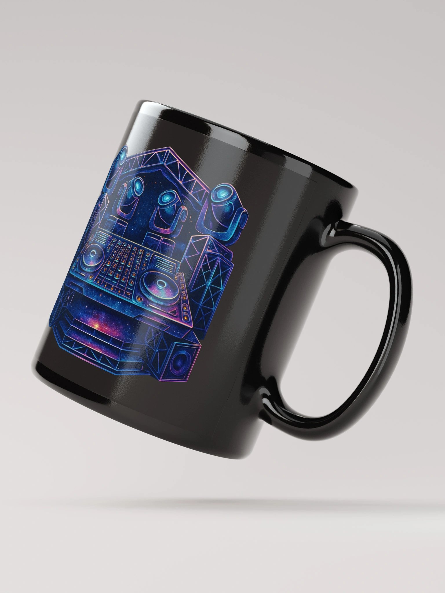 Theatrically Jerry: "DJ Nebula" Disc Jockey Coffee Mug product image (3)
