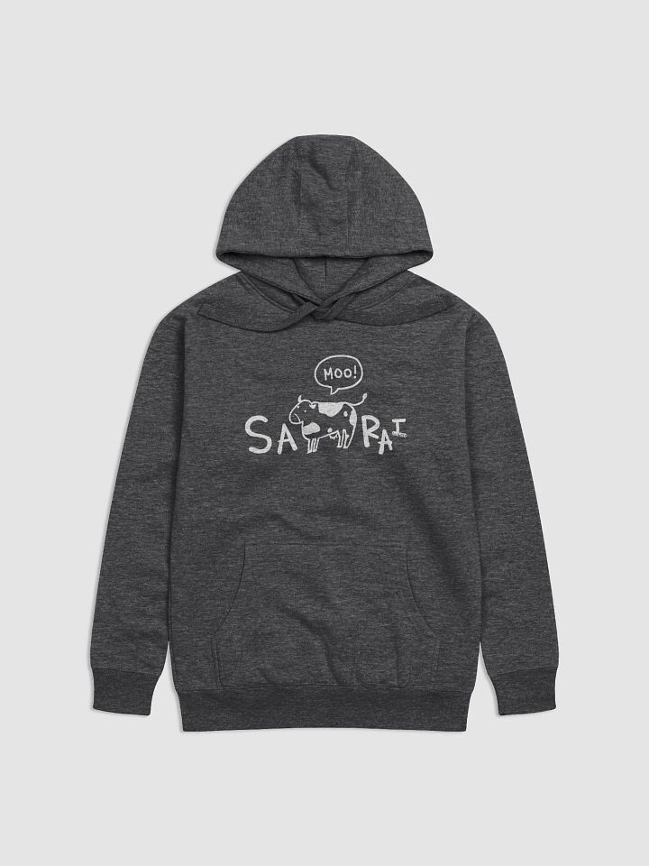 Sa-Moo-Rai (Samurai, White Text) Premium Hoodie product image (2)
