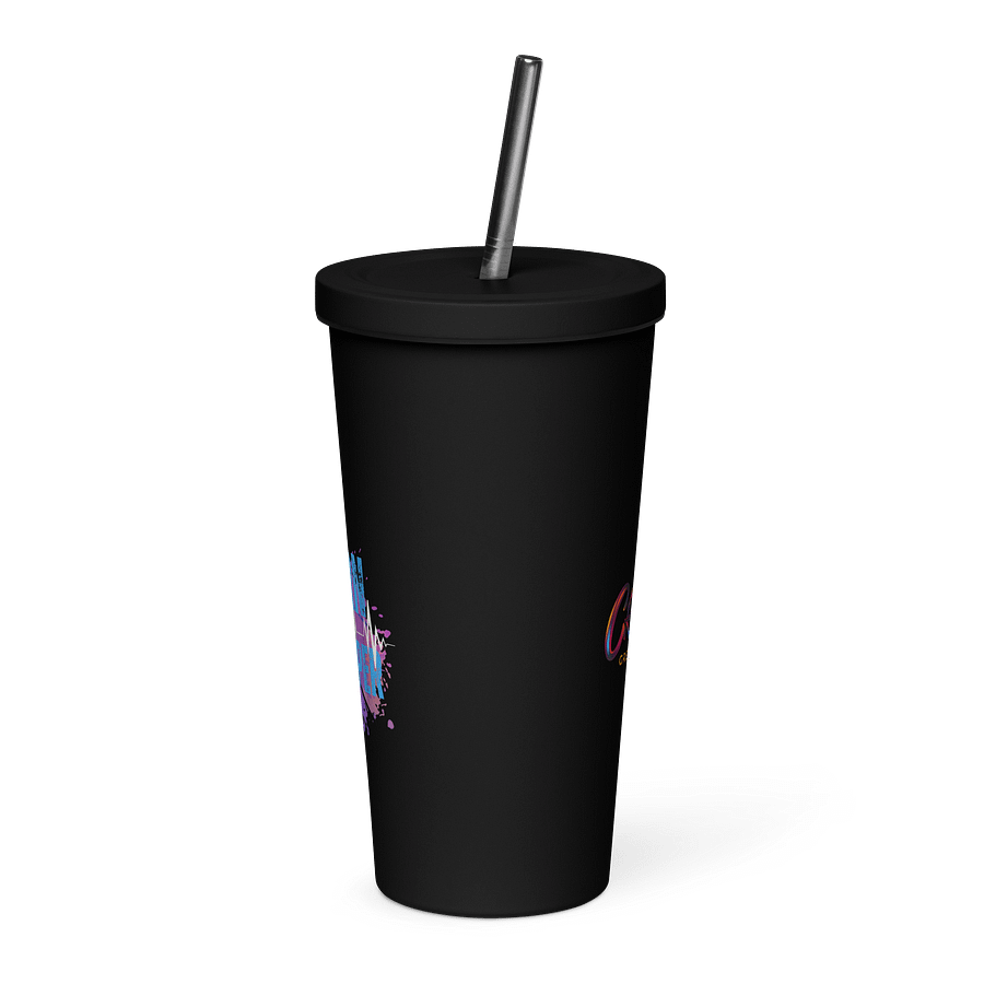 Create Greatness + Born to Prosper Vibrant Beats His Silhouette Insulated Tumbler product image (6)
