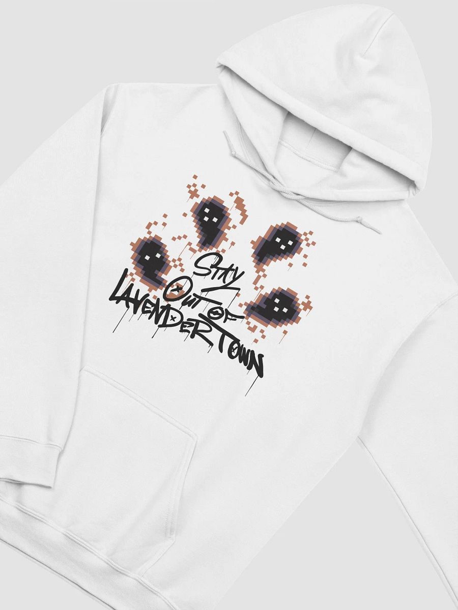 STAY OUT OF LAVENDER TOWN Hoodie (Black Print) product image (3)