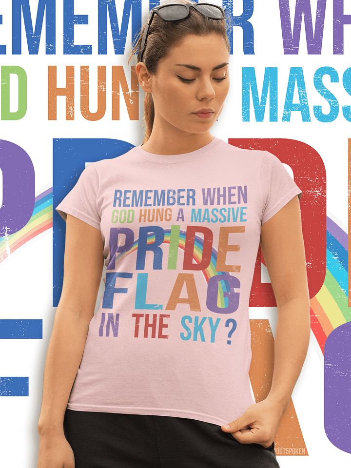 Pride Flag in the Sky T-Shirt - Being Liberal product image (1)