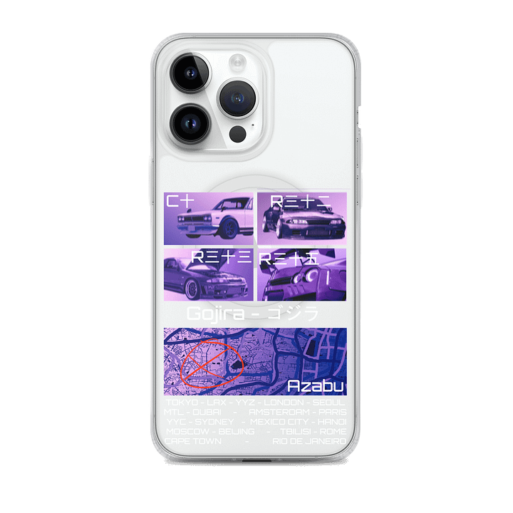 Gojira-Birthplace, List of Cities (White) Phone Case product image (1)