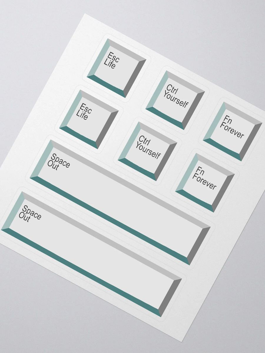 Motivational Keyboard Keys - Sticker Set product image (2)