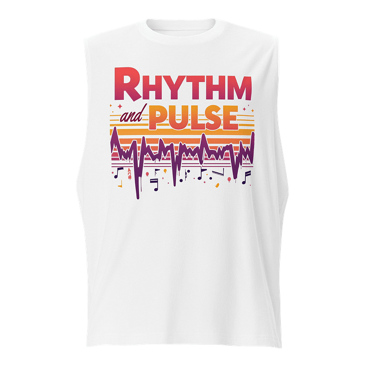 RHythm & PULSE Music Notes Muscle Tank product image (1)