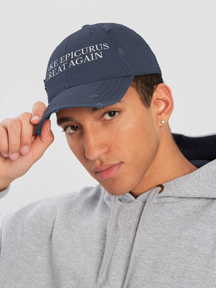 Make Epicurus Great Again (Otto Distressed Dad Hat) product image (1)