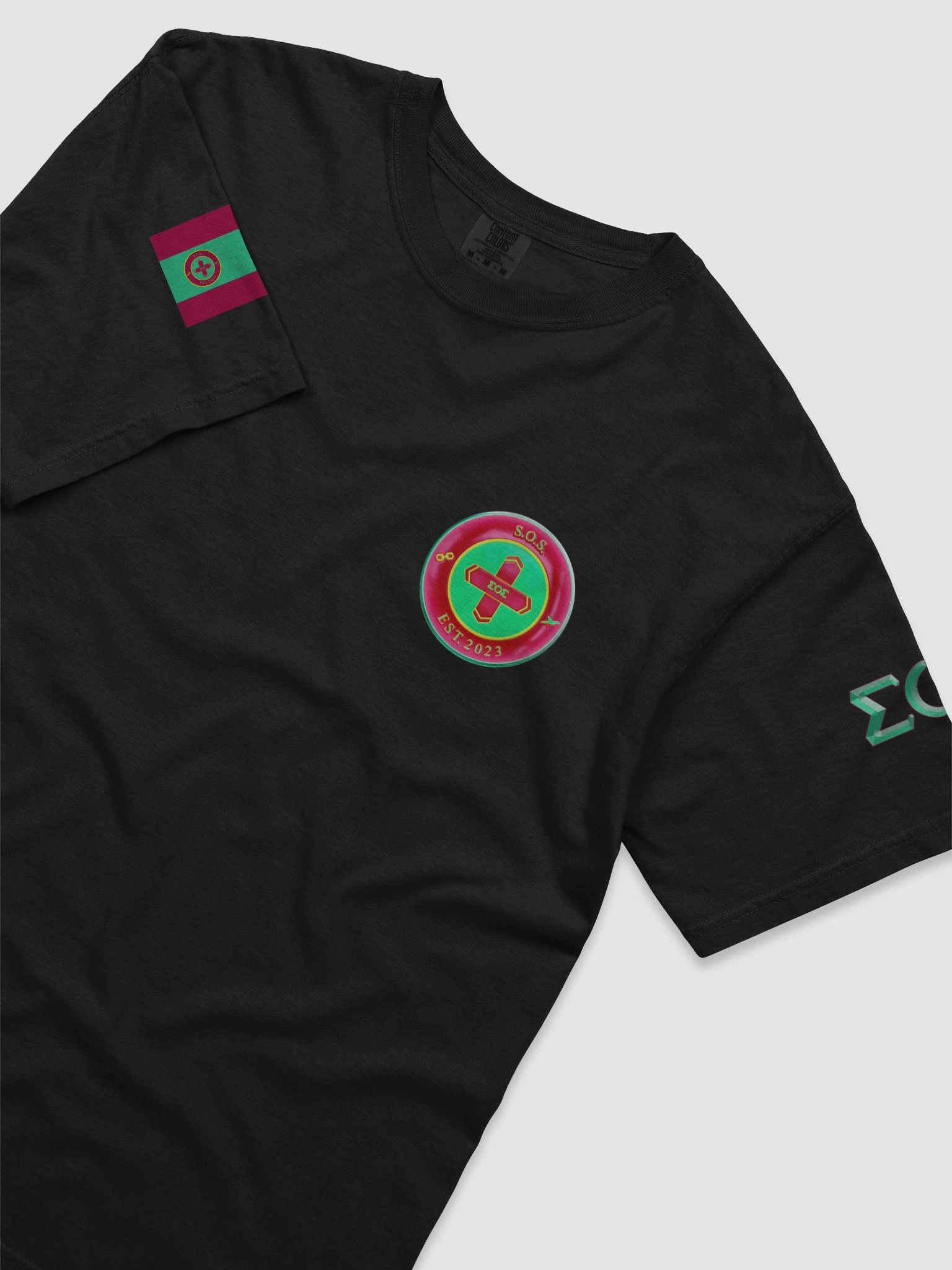 S.O.S. Beveled Graphic Tee & Sleeve Comfort Colors Garment-Dyed Heavyweight T-Shirt by Comfort Colors product image (65)