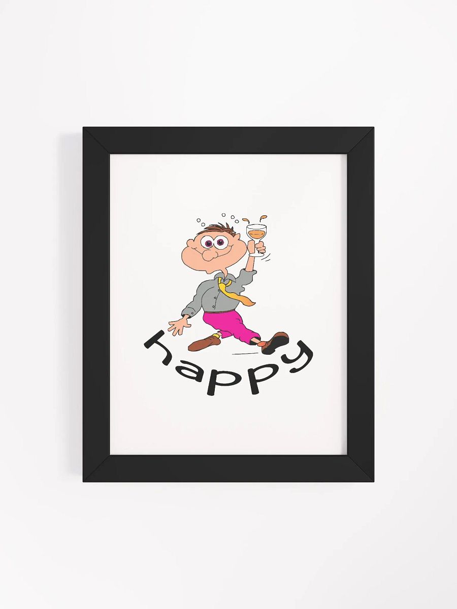 Cheers to Joy Framed Cartoon Print product image (39)