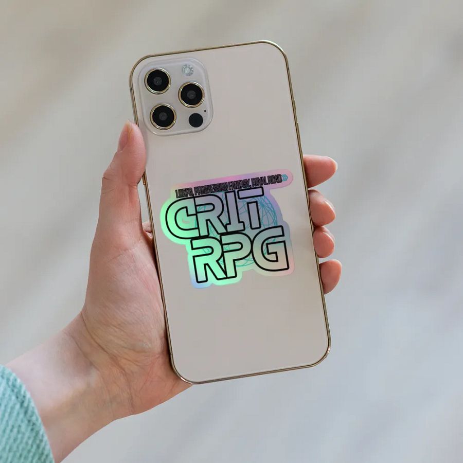 CritRPG Holo Sticker! product image (8)