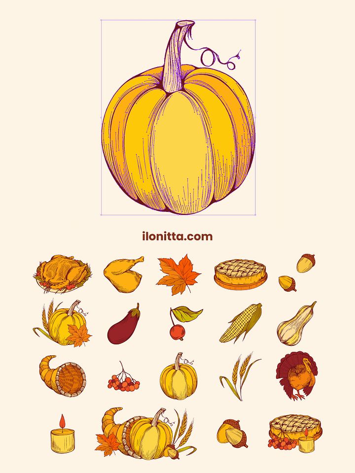 Thanksgiving Harvest SVG Bundle product image (2)