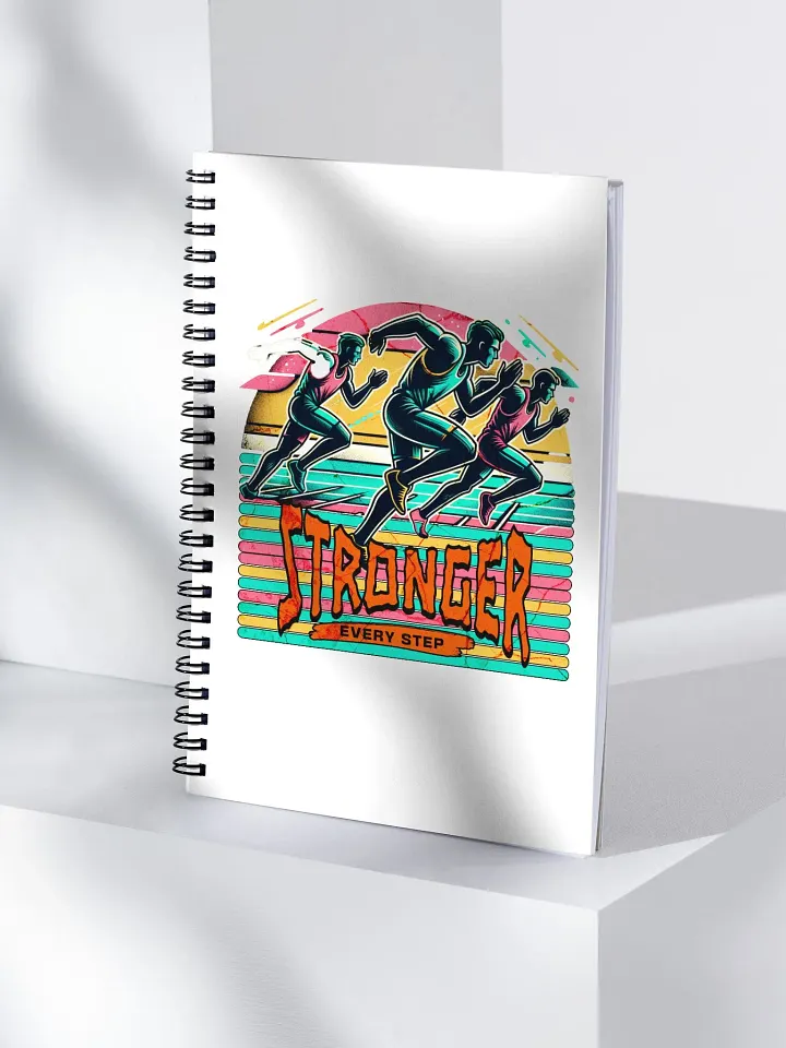 Stronger Every Step Running Spiral Notebook product image (1)