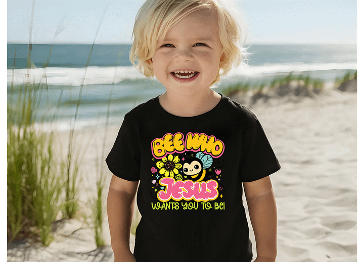 Bee Who Jesus Wants You to Be Toddler Tee product image (1)