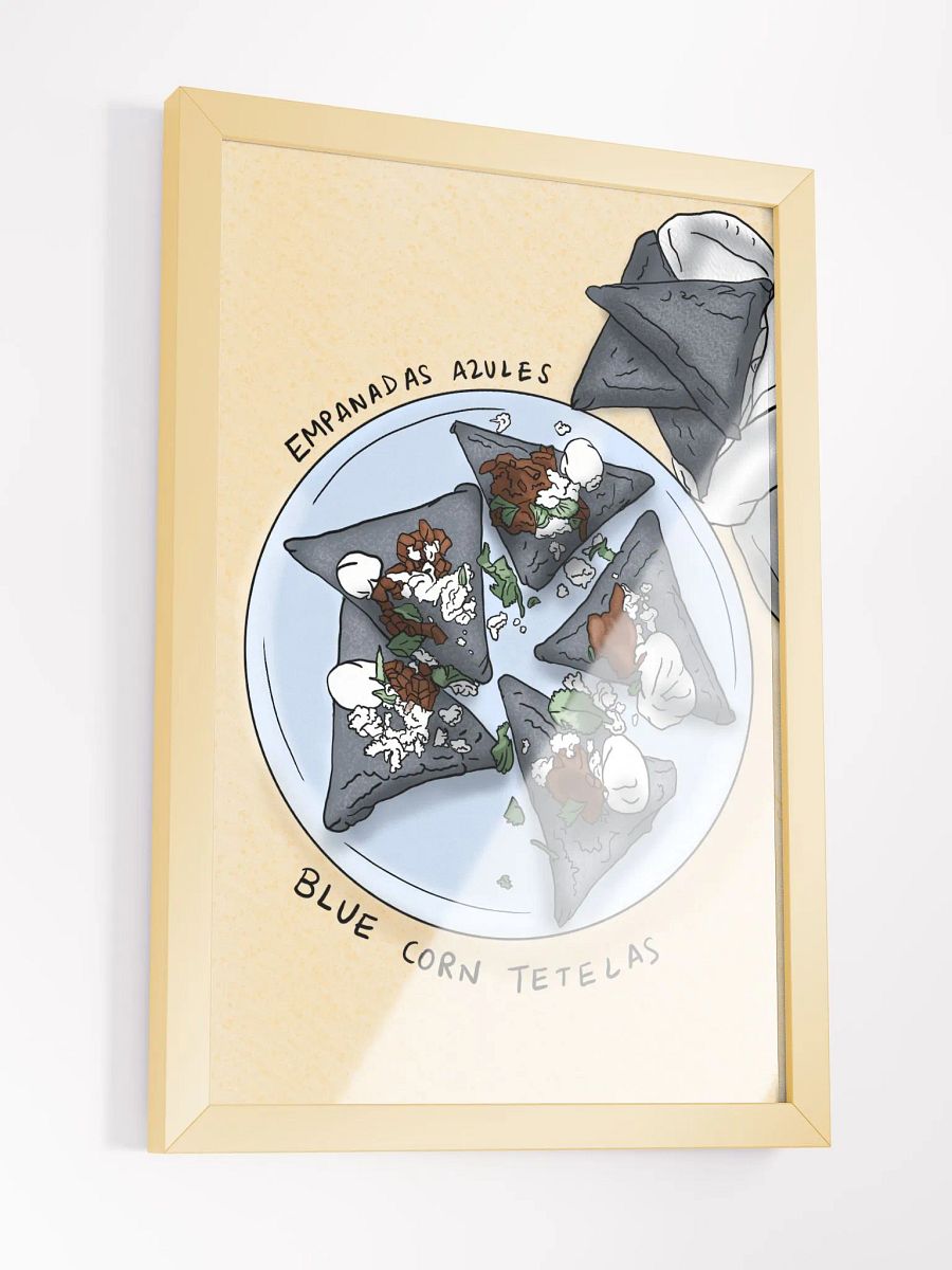 Empanadas Azules Framed Poster product image (3)