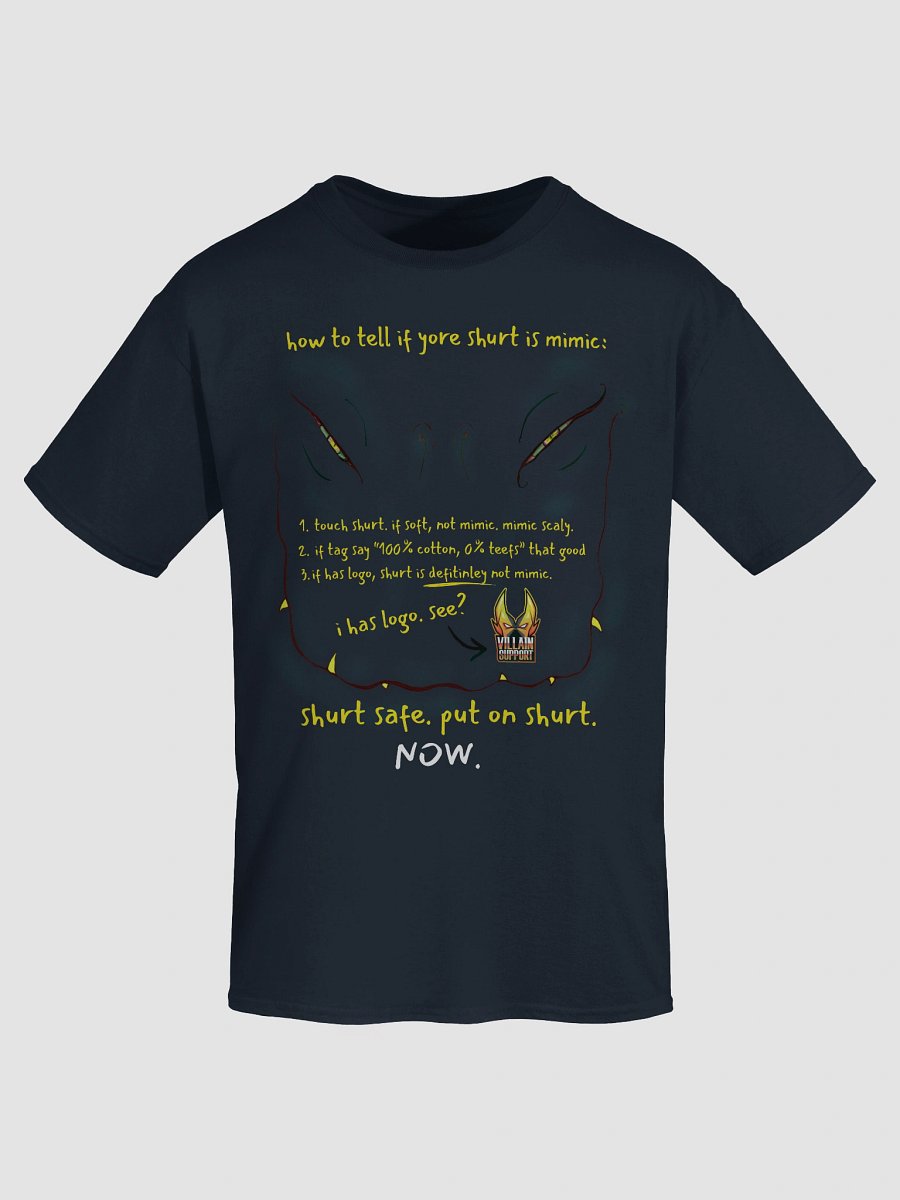 Mimic Shirt - Yellow Text product image (7)