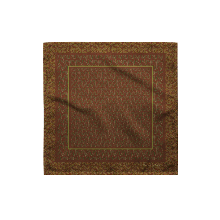 “Good Morning Wave” Bandana in Deep Red product image (1)
