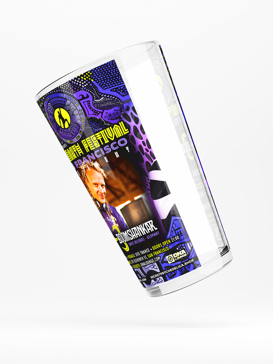 Free Earth Festival: San Francisco Pre-Event Shaker Pint Glass product image (3)