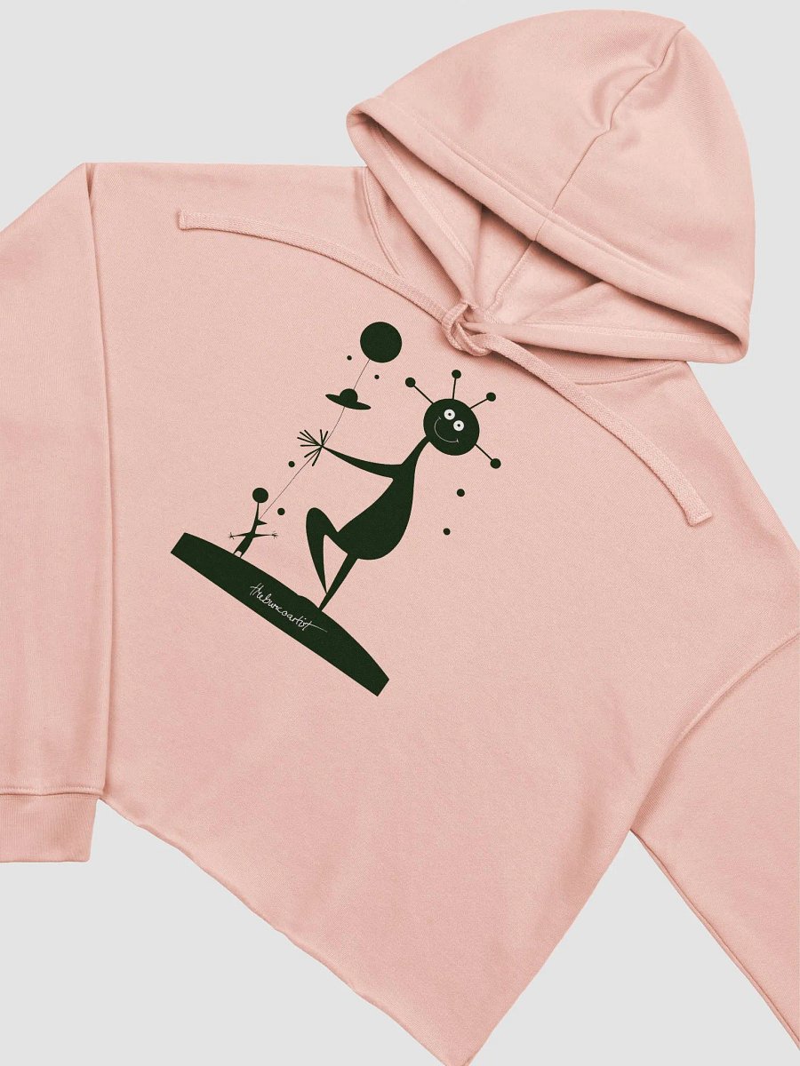 Bella+Canvas Fleece Crop Hoodie product image (3)