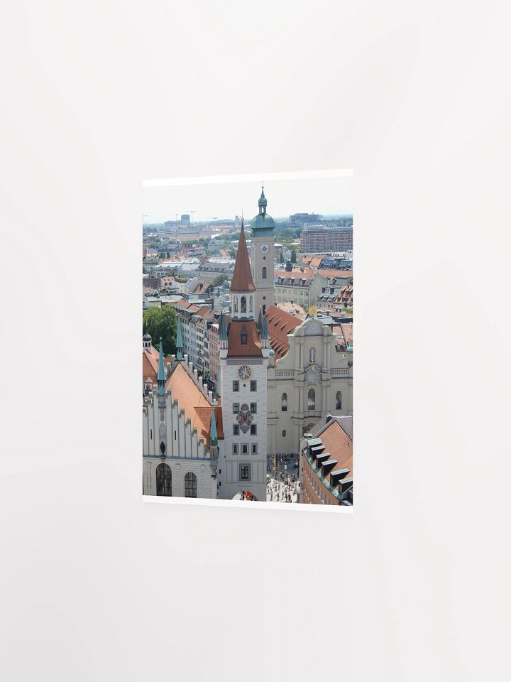 Munich - Old Town Hall and Heilig Geist - print/poster product image (5)