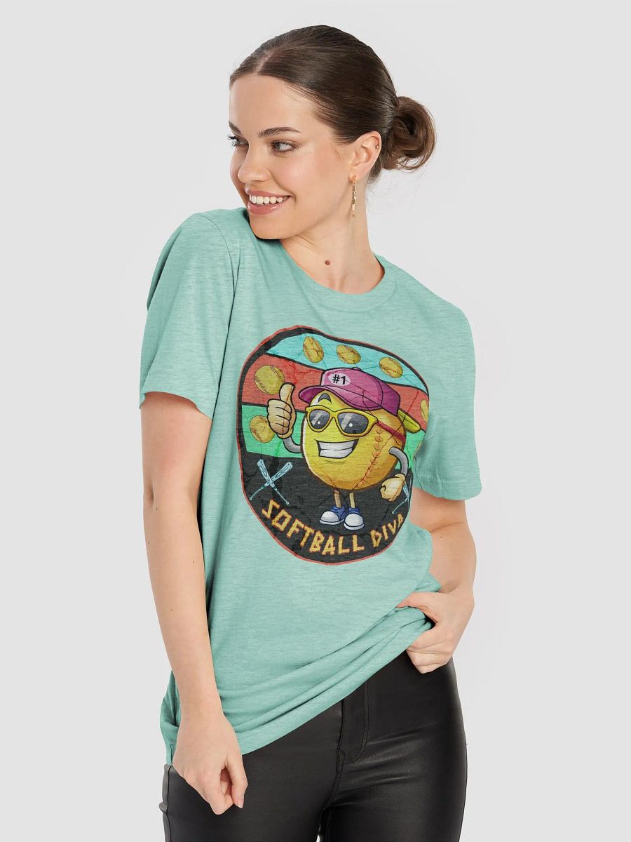 Softball Diva Thumbs-Up T-Shirt product image (19)