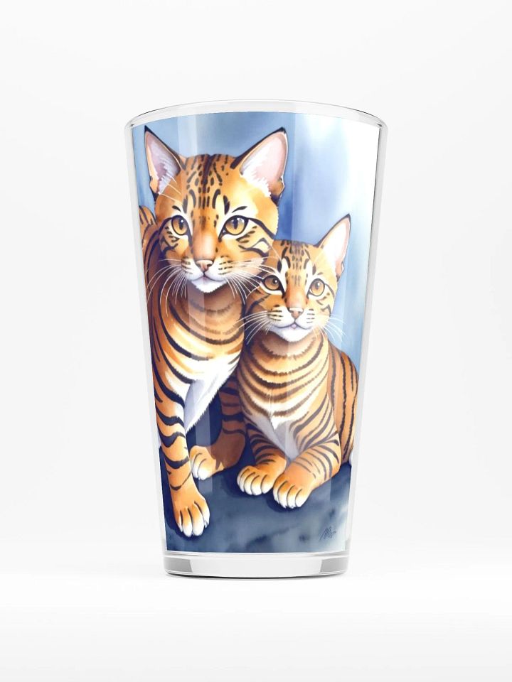 Bengal Cat Tandem Shaker Glass product image (1)