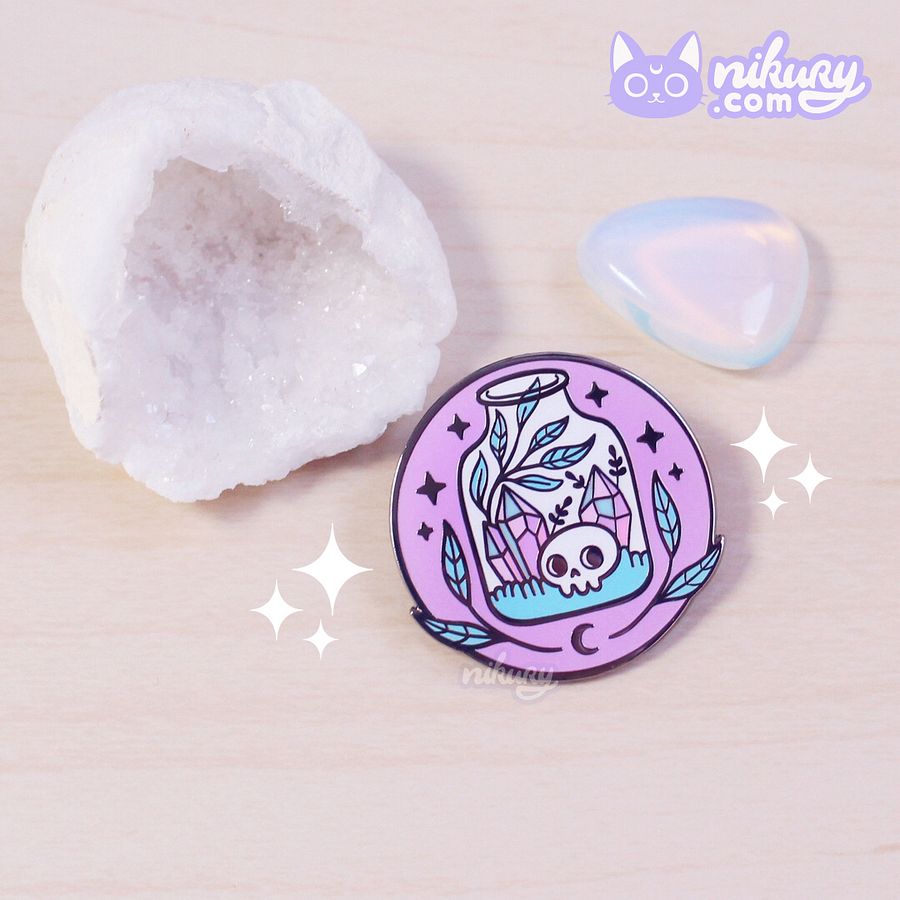Witchy Terrarium Enamel Pin product image (2)