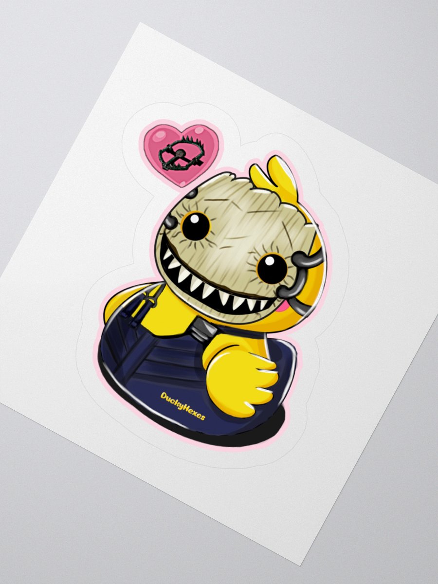 I Love Traps Trapper Duck Sticker product image (3)