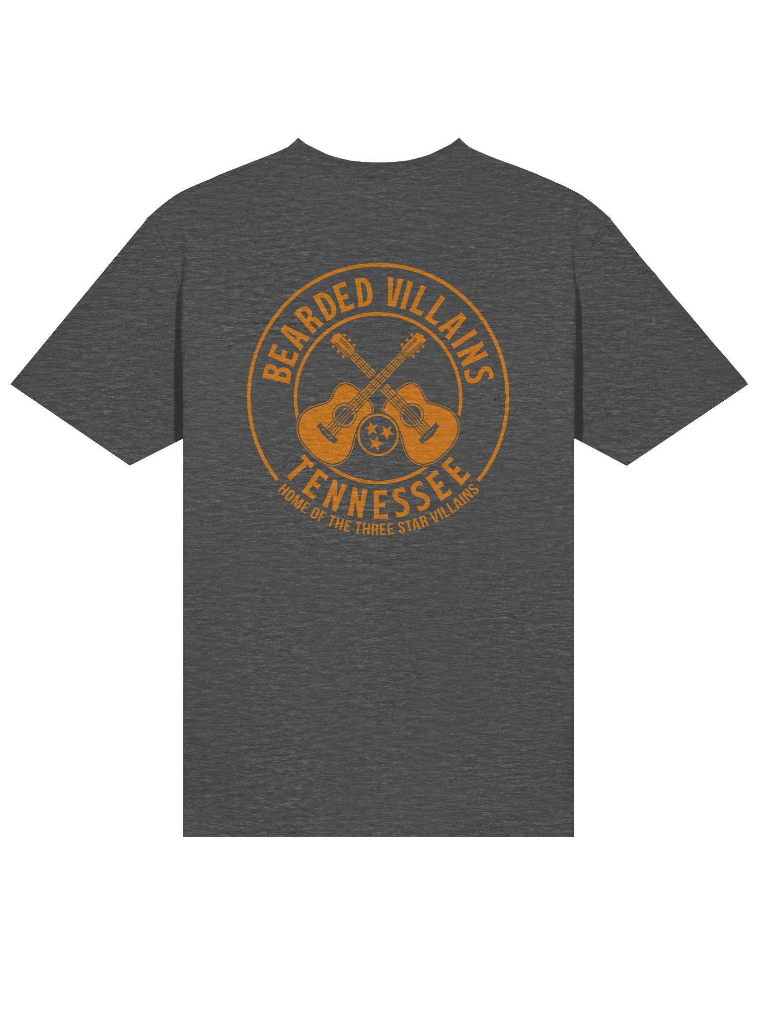 TSV Bearded Villains Tennessee T-Shirt | Bold Vols Guitar Design | Brotherhood & Southern Pride Tee product image (4)