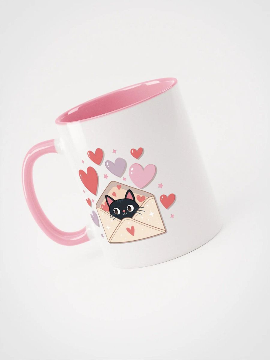 Feline Valentine Envelope - colored mug product image (3)
