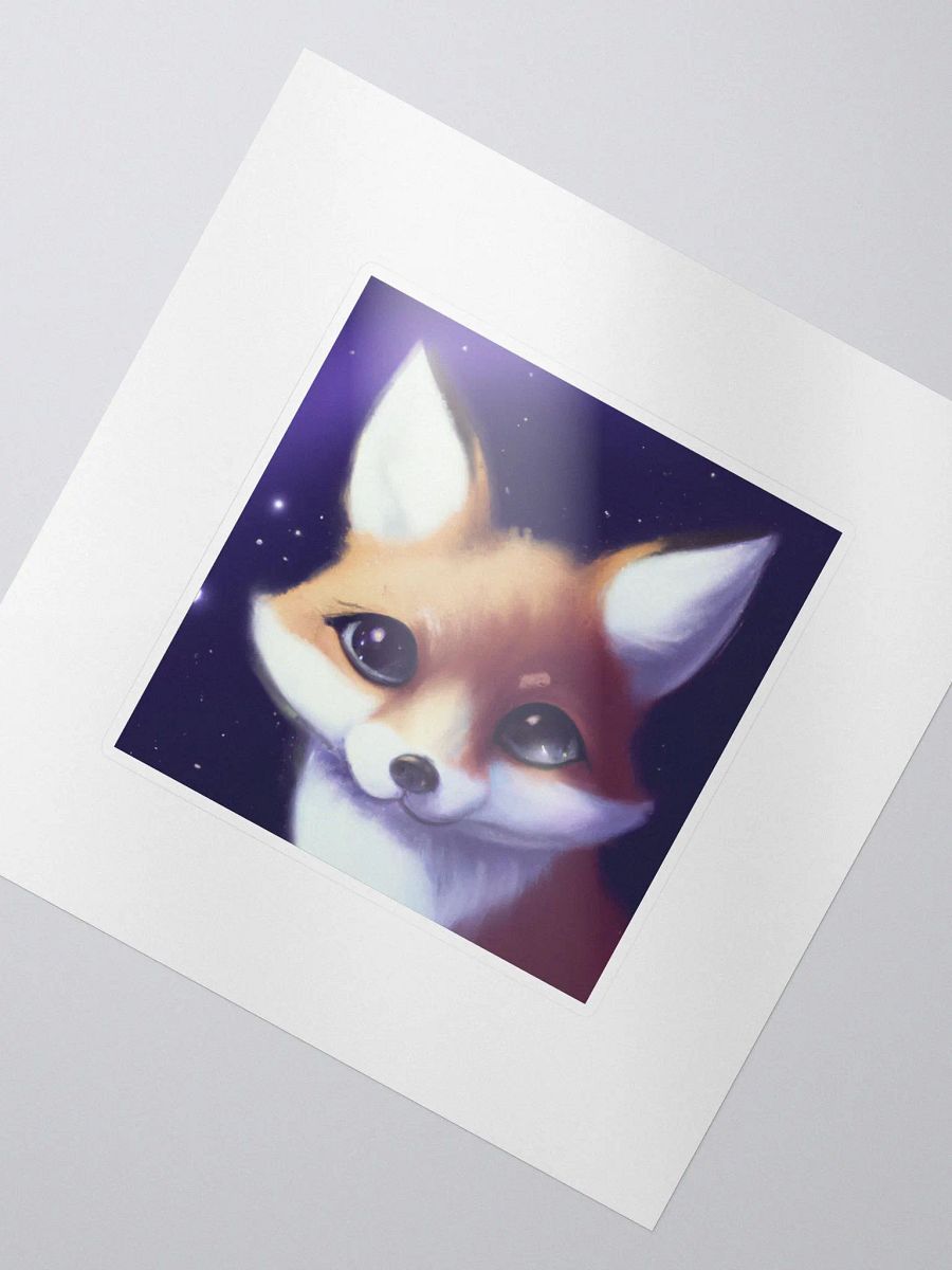 Cute Galactic Fox Sigma Sticker product image (2)