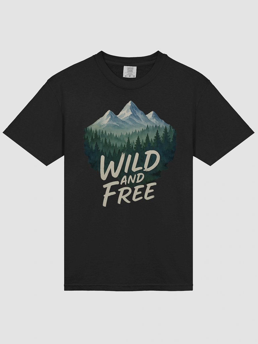 Wild and Free Mountain T-Shirt product image (4)