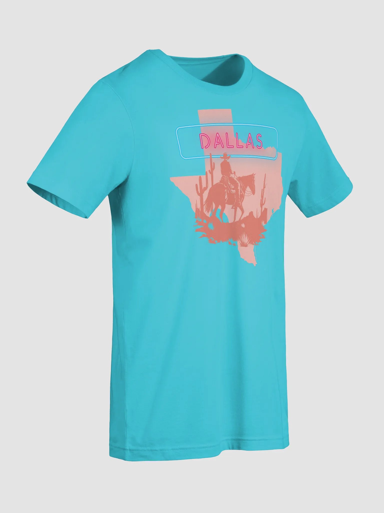 🌟 Dallas Cowboy Neon T-Shirt | Bella+Canvas Unisex Tee | Texas Pride with Neon Flair product image (85)