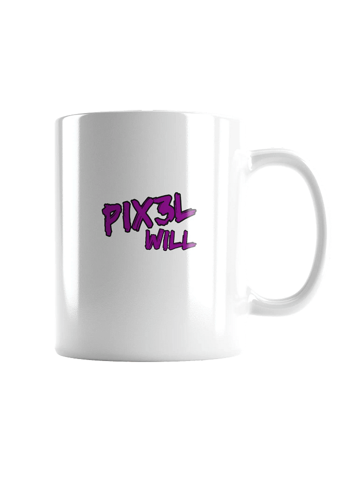 Pix3lWill Logo Mug [Black Outline] product image (1)