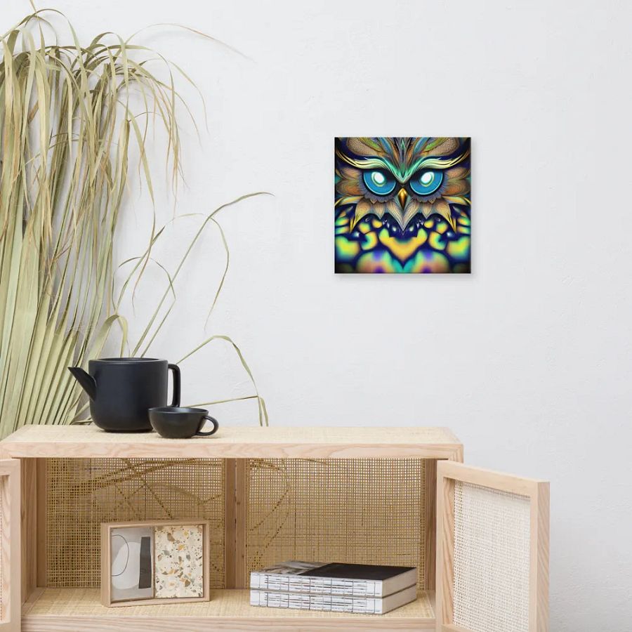 Fantasy Fractal Owl Art - v12 product image (9)